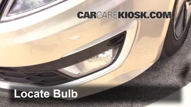 2012 Kia Optima Hybrid 2.4L 4 Cyl. Luces Luz de niebla (reemplazar foco)